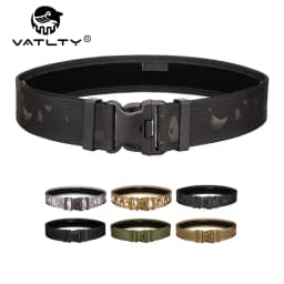VATLTY 5.2cm Tactical Outer Belt for Men High Strength Plastic Pluggable Buckle Stiff Military Belt 130cm Rigid Girdle Male