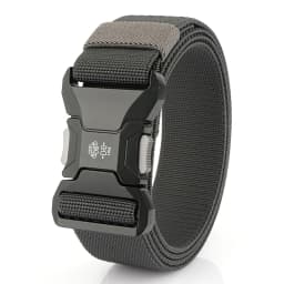 VATLTY New Men's Elastic Belt Metal Buckle Quick Release Soft Casual Belt Polyester Tactical Outdoor Stretch Belt Male Waistband