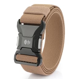 VATLTY New Men's Elastic Belt Metal Buckle Quick Release Soft Casual Belt Polyester Tactical Outdoor Stretch Belt Male Waistband