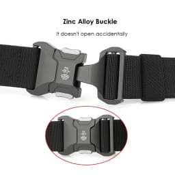 VATLTY New Men's Elastic Belt Metal Buckle Quick Release Soft Casual Belt Polyester Tactical Outdoor Stretch Belt Male Waistband