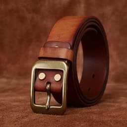 3.8CM Pure Cowhide High Quality Genuine Leather Belts for Men Brand Strap Male Brass Buckle Vintage Jeans Cowboy Luxury Cintos