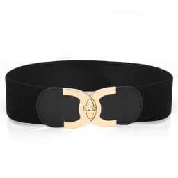 Fashion Female Coat Dress Decorated Stretch Waistband Elastic White Color Wide Corset Belt For Women Designer Waist Strap DT010