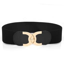 Fashion Female Coat Dress Decorated Stretch Waistband Elastic White Color Wide Corset Belt For Women Designer Waist Strap DT010