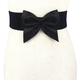Fashionable Women's Belt Knot Dress Waist Seal Elastic Matching Skirt Red Color All Matchings Integrated Design
