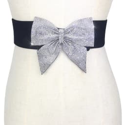 Fashionable Women's Belt Knot Dress Waist Seal Elastic Matching Skirt Red Color All Matchings Integrated Design