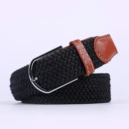 107cm 120cm 130cm Women's Belt Extended Casual Knitted Needle Buckle Jeans Knitted Canvas Elastic Stretchable for Men's Belt