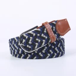 107cm 120cm 130cm Women's Belt Extended Casual Knitted Needle Buckle Jeans Knitted Canvas Elastic Stretchable for Men's Belt