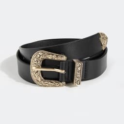 2.8x102cm Y2K Women's PU Leather Belt Vintage Carved Needle Buckle Men's Belt Punk Hip Hop Rock Style Jeans Waistband