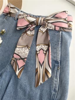 Fabric Belts for Women Long Scarf Skirt Pants Extended Ribbon Decorative Dress Waist Jeans Strap Rope Headband