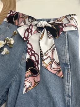 Fabric Belts for Women Long Scarf Skirt Pants Extended Ribbon Decorative Dress Waist Jeans Strap Rope Headband