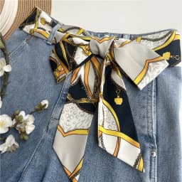 Fabric Belts for Women Long Scarf Skirt Pants Extended Ribbon Decorative Dress Waist Jeans Strap Rope Headband