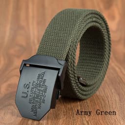 Men's Black Fashion Belt with US Buckle, Designer Tactical Western Country Style Belt, Extra Long Jeans Belt for Tall & Big Men