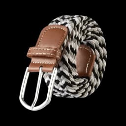 107/120/130cm Unisex Women Men Elastic Belt Striped Women Stretch Belt Braided Casual Waist Pin Buckle Belts Girdle 60 Colors
