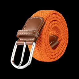 107/120/130cm Unisex Women Men Elastic Belt Striped Women Stretch Belt Braided Casual Waist Pin Buckle Belts Girdle 60 Colors