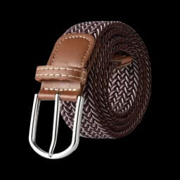 107/120/130cm Unisex Women Men Elastic Belt Striped Women Stretch Belt Braided Casual Waist Pin Buckle Belts Girdle 60 Colors