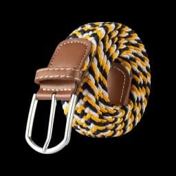 107/120/130cm Unisex Women Men Elastic Belt Striped Women Stretch Belt Braided Casual Waist Pin Buckle Belts Girdle 60 Colors