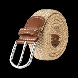 107/120/130cm Unisex Women Men Elastic Belt Striped Women Stretch Belt Braided Casual Waist Pin Buckle Belts Girdle 60 Colors