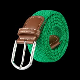 107/120/130cm Unisex Women Men Elastic Belt Striped Women Stretch Belt Braided Casual Waist Pin Buckle Belts Girdle 60 Colors