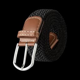 107/120/130cm Unisex Women Men Elastic Belt Striped Women Stretch Belt Braided Casual Waist Pin Buckle Belts Girdle 60 Colors
