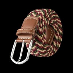 107/120/130cm Unisex Women Men Elastic Belt Striped Women Stretch Belt Braided Casual Waist Pin Buckle Belts Girdle 60 Colors
