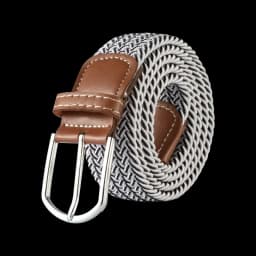 107/120/130cm Unisex Women Men Elastic Belt Striped Women Stretch Belt Braided Casual Waist Pin Buckle Belts Girdle 60 Colors