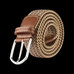 107/120/130cm Unisex Women Men Elastic Belt Striped Women Stretch Belt Braided Casual Waist Pin Buckle Belts Girdle 60 Colors
