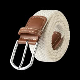 107/120/130cm Unisex Women Men Elastic Belt Striped Women Stretch Belt Braided Casual Waist Pin Buckle Belts Girdle 60 Colors