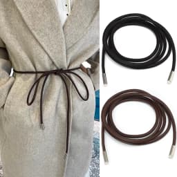 Fashion Leather Slim Belts Dresses String Waistband Knotted Waist Belt Thin Waist Chain Long Waist Rope Elegant Lanyard Decor