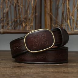 3.5CM Pure Cowhide High Quality Genuine Leather Belts for Men Laser Engraving Strap Male Smooth Buckle Jeans Cowboy Luxury