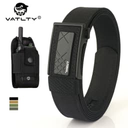 VATLTY Multifunctional Rigid Tactical Belt for Men Metal Automatic Buckle Casual Belt Stiff Work Belt Military Accessories