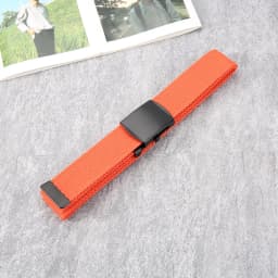 New Unisex Automatic Buckle Fashion Nylon Belt Classic Popular Casual Light Practical Woven Smooth Women Men Canvas Belt 3.8cm