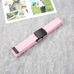 New Unisex Automatic Buckle Fashion Nylon Belt Classic Popular Casual Light Practical Woven Smooth Women Men Canvas Belt 3.8cm