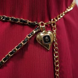 Fashion Metal Waist Chains Women Thin Belts Double Layer Love Tassel Pendants Waistband Dress Clothes Decorative Girdles Straps