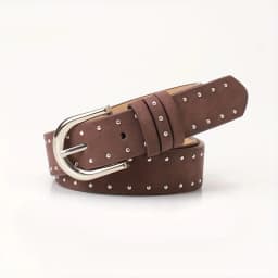 1pcs Women's Belt Retro Suede Rivet Belt Fashion Silvery Needle Buckle Belt Y2K Belts, Paired With Skirts, Jeans-For Ideal Gifts