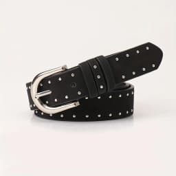 1pcs Women's Belt Retro Suede Rivet Belt Fashion Silvery Needle Buckle Belt Y2K Belts, Paired With Skirts, Jeans-For Ideal Gifts