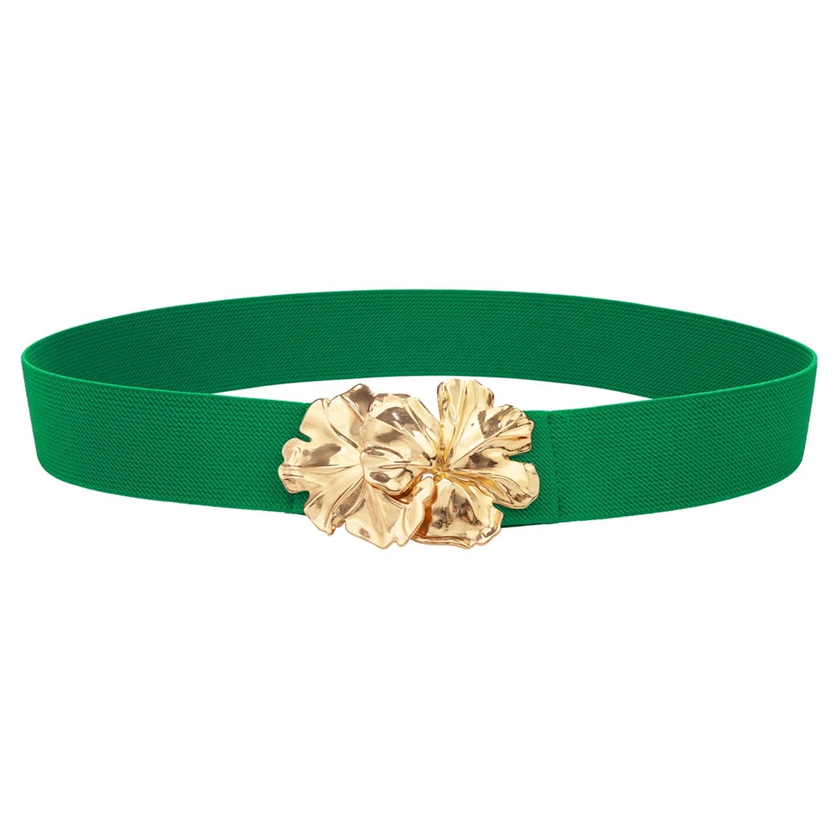 SISHION 2025 Flower Buckle Vintage Fashion Elastic Waist Cummerbund Corset Belt Black Green Red Women Belts Waistband YD0116