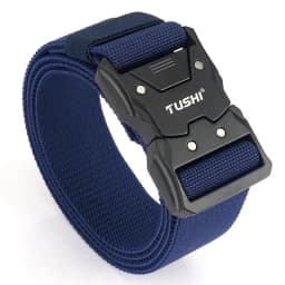 MEDYLA Official Genuine Tactical Belt Metal Buckle Quick Release Elastic Belt Casual Tooling Training Belt Men's Trousers Belt