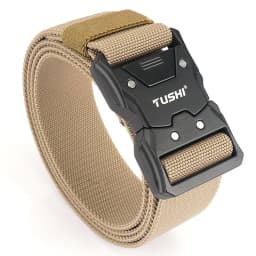 MEDYLA Official Genuine Tactical Belt Metal Buckle Quick Release Elastic Belt Casual Tooling Training Belt Men's Trousers Belt