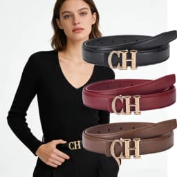 Women's Automatic Buckle Belt Simple And Fashionable Women's Casual Pants Dress Belt Retro Trendy Women's Holiday Gifts