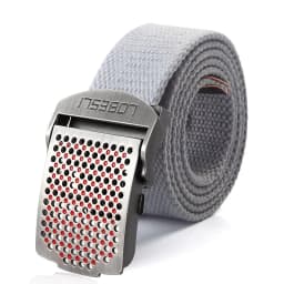 SupSindy Men Canvas Belt Luxury Hollow Metal Buckle Army Military Tactical Belts for Men Jeans Waistband Soldier Male Strap