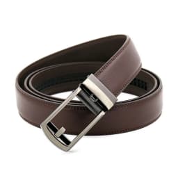 Automatic Leather Belt - Real Leather Ratchet Belt in 30mm or 3cm width - Men Leather Belt with Auto Lock Buckle