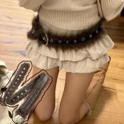 PU Belts Y2K Punk Waistband Women Fashion Plush Belt Faux Fur Waist Belt Pin Buckle Jeans Decor Belt Spice Girl Casual Strap