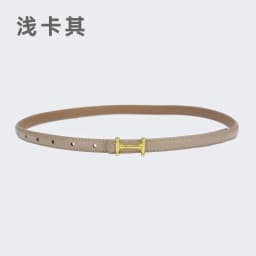 Wholesale 20 Colors Simple Design Women Cow leather Waist Belt Jean Belt for Women High Street Dress Belt Cinturones Cowhide