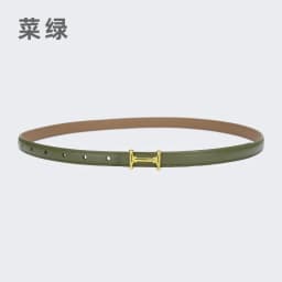 Wholesale 20 Colors Simple Design Women Cow leather Waist Belt Jean Belt for Women High Street Dress Belt Cinturones Cowhide