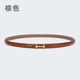 Wholesale 20 Colors Simple Design Women Cow leather Waist Belt Jean Belt for Women High Street Dress Belt Cinturones Cowhide