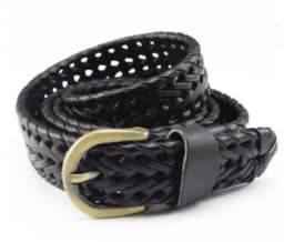 New Belt Men Women Belts Luxury Genuine Leather Braided Real Cow Skin Straps Men All-Matching Simple Fashionable Tide Belts