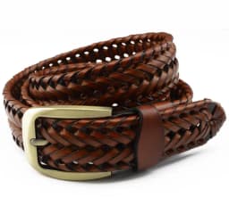 New Belt Men Women Belts Luxury Genuine Leather Braided Real Cow Skin Straps Men All-Matching Simple Fashionable Tide Belts