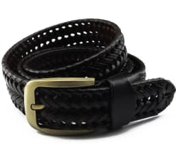 New Belt Men Women Belts Luxury Genuine Leather Braided Real Cow Skin Straps Men All-Matching Simple Fashionable Tide Belts