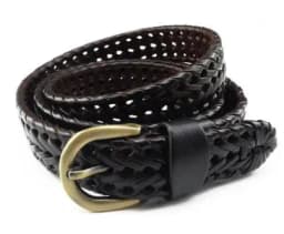 New Belt Men Women Belts Luxury Genuine Leather Braided Real Cow Skin Straps Men All-Matching Simple Fashionable Tide Belts