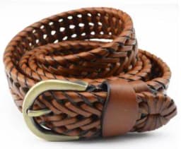 New Belt Men Women Belts Luxury Genuine Leather Braided Real Cow Skin Straps Men All-Matching Simple Fashionable Tide Belts